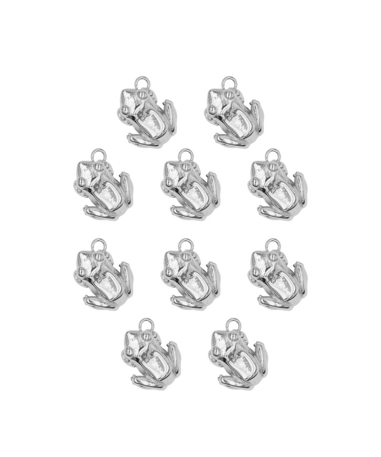 Pendentif grenouille 12.5x10mm