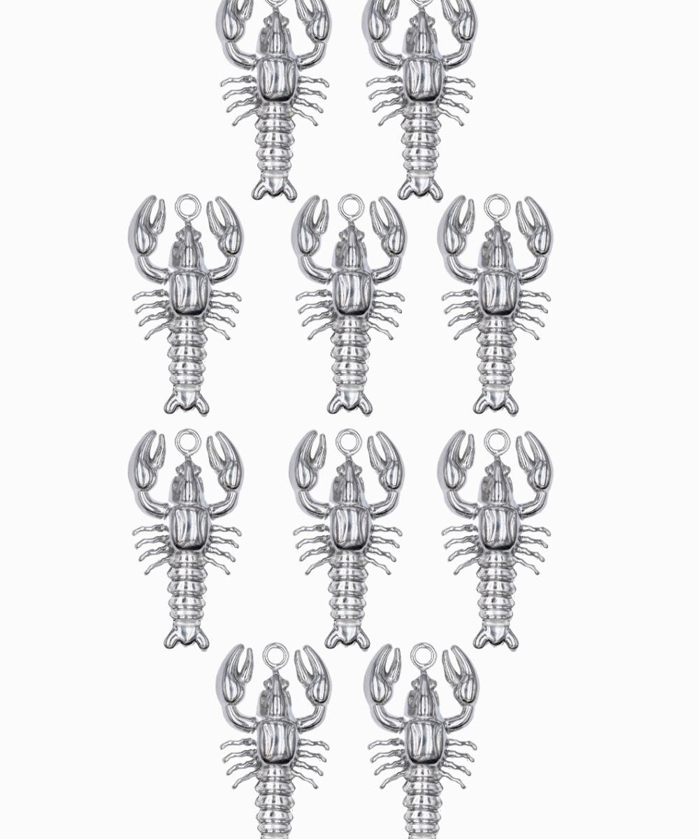 Pendentif homard bombé 28x25mm