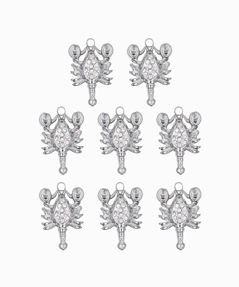 Pendentif homard strass 16.5x12mm