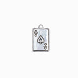 Pendentif jeu de carte pique 20x13mm