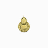 Pendentif labyrinthe Maya 25x16mm