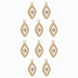 Pendentif losange nacre 10x6mm