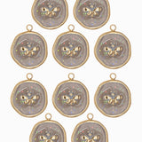 Pendentif médaille Papillon 14mm