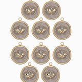 Pendentif médaille Papillon 14mm