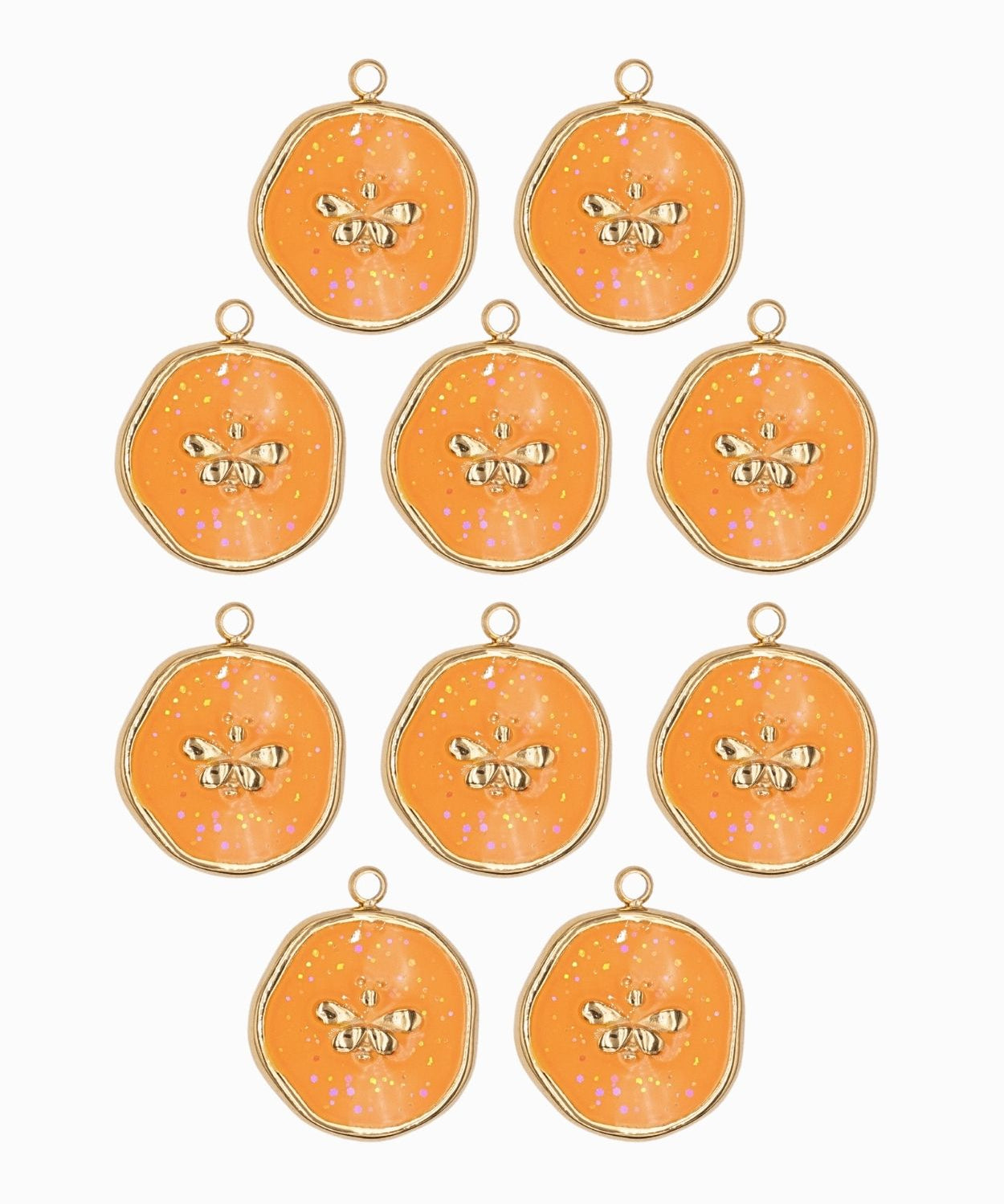 Pendentif médaille Papillon 14mm