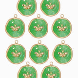 Pendentif médaille Papillon 14mm