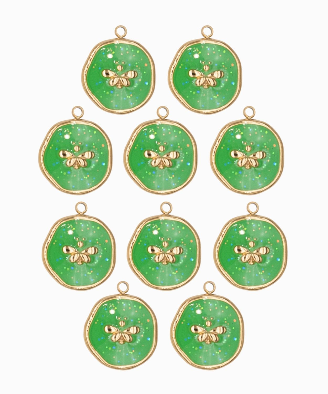 Pendentif médaille Papillon 14mm