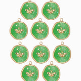 Pendentif médaille Papillon 14mm