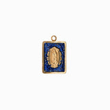 Pendentif médaille Vierge Stardust 16x12mm