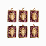 Pendentif médaille Vierge Stardust 16x12mm