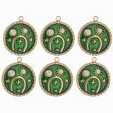 Pendentif médaille astronomie strass 16.50mm