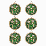 Pendentif médaille astronomie strass 16.50mm