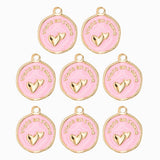 Pendentif médaille "Viens on s'aime" 16mm