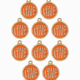 Pendentif médaille love 13mm