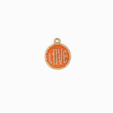 Pendentif médaille love 13mm