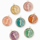 Pendentif médaille prophète 18.5mm - Lot mélangé