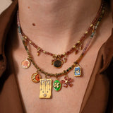 Pendentif médaille trèfle 14x15mm - Lot mélangé