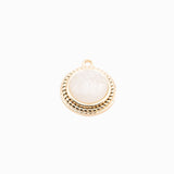 Pendentif nacre naturelle 12mm