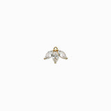 Pendentif navette strass 11x16mm