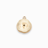 Pendentif oeil à strass 14x12mm