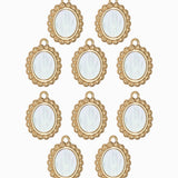 Pendentif ovale nacre 15.50x13.50mm