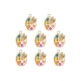 Pendentif palette 11x15mm