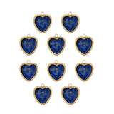 Pendentif pierre fine coeur serti 12.50x 10.55mm