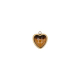 Pendentif pierre fine coeur serti 12.50x 10.55mm