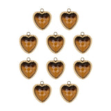 Pendentif pierre fine coeur serti 12.50x 10.55mm
