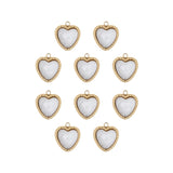 Pendentif pierre fine coeur serti 12.50x 10.55mm