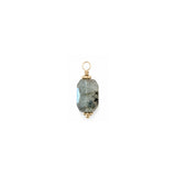 Pendentif pierre fine prisme pentagonal 18x9mm