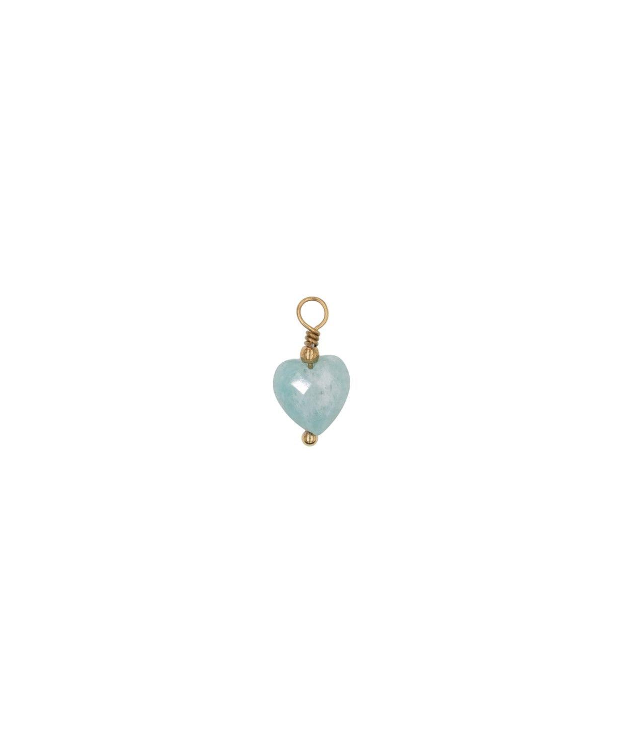 Pendentif pierre fines coeur 8x8.5mm