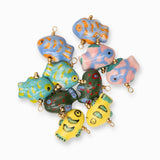 Pendentif poisson 20x18mm - Lot mélangé