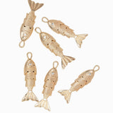 Pendentif poisson articulé 28x7mm