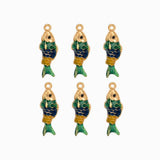 Pendentif poisson résine 25x10mm