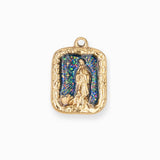 Pendentif rectangle Vierge Marie 20.30x14mm