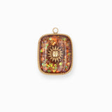 Pendentif rectangle soleil 17.30x14.90mm