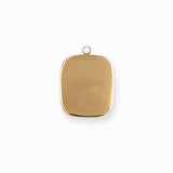 Pendentif rectangle soleil 17.30x14.90mm