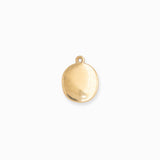 Pendentif rose plate 18x16.5mm