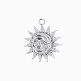 Pendentifs Soleil 30x25mm