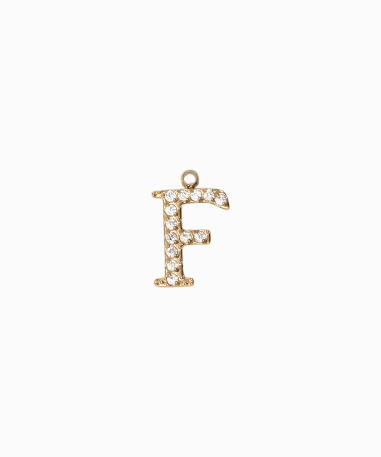 Pendentifs alphabet A-Z 12mm