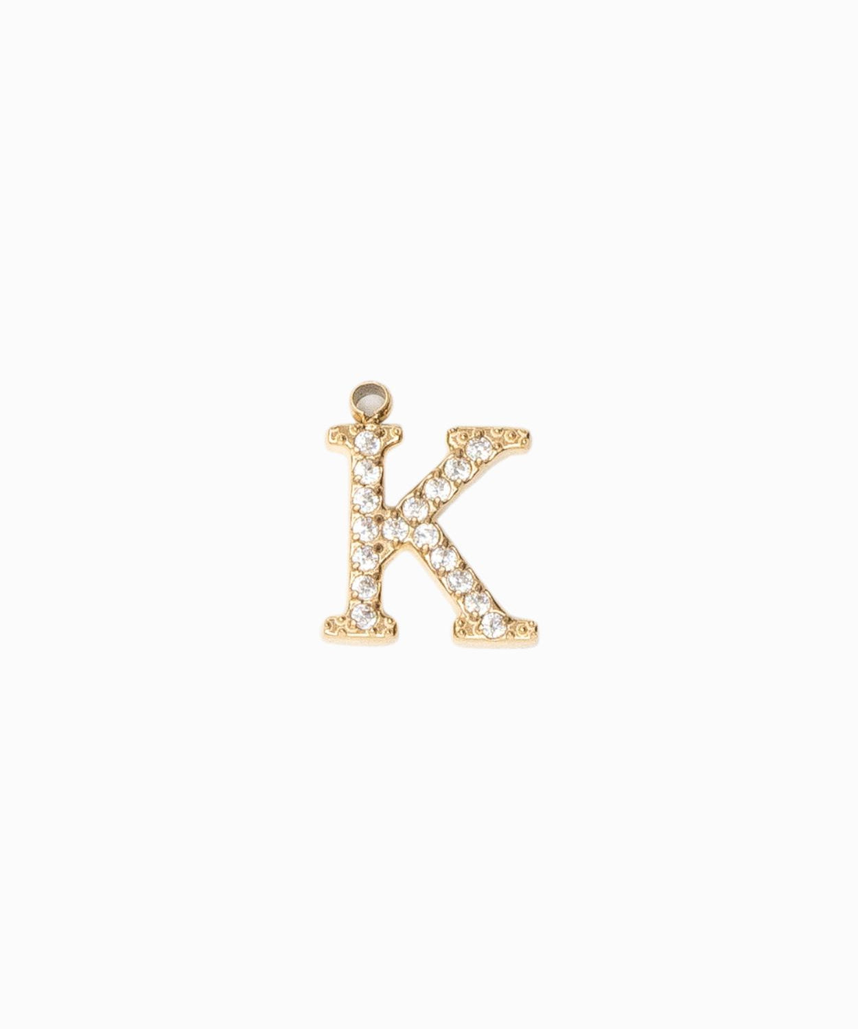 Pendentifs alphabet A-Z 12mm