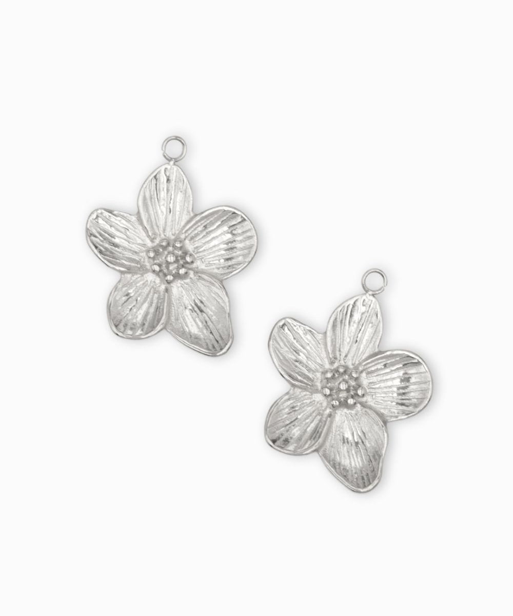 Pendentifs fleur 18x16mm