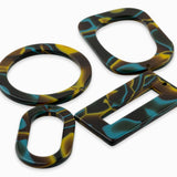 Pendentifs ovales 33x21mm