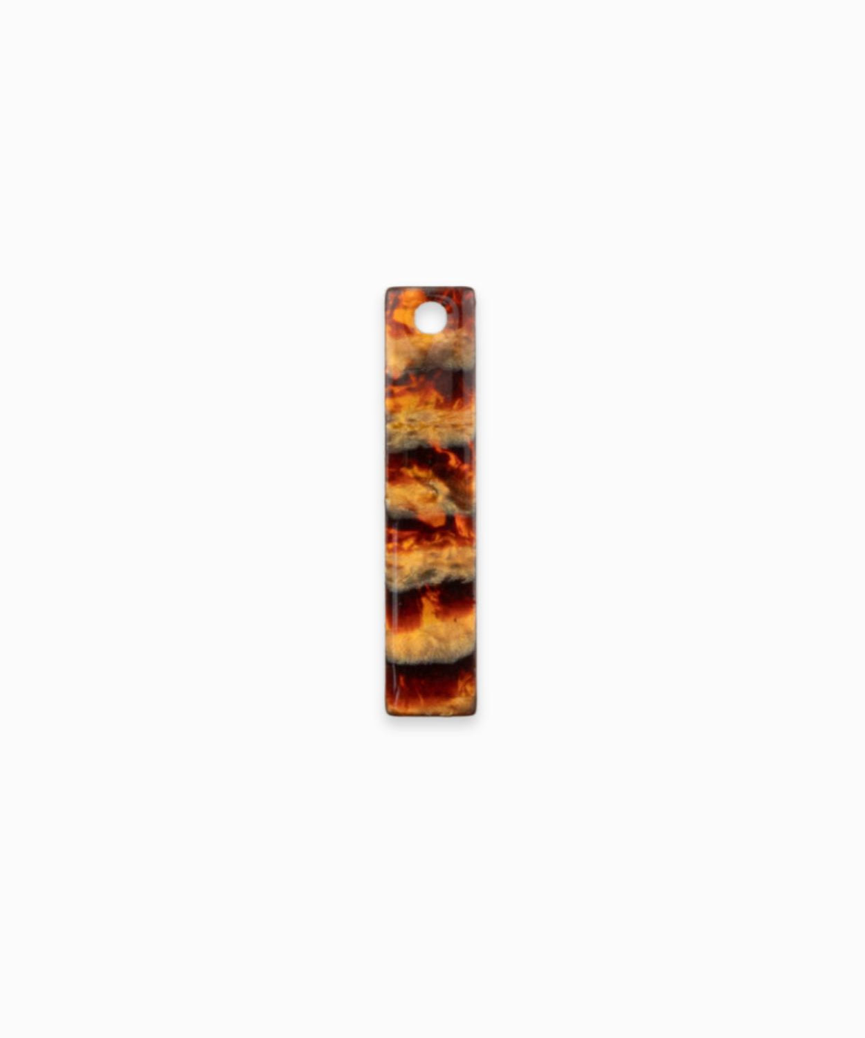 Pendentifs rectangles 27x6mm