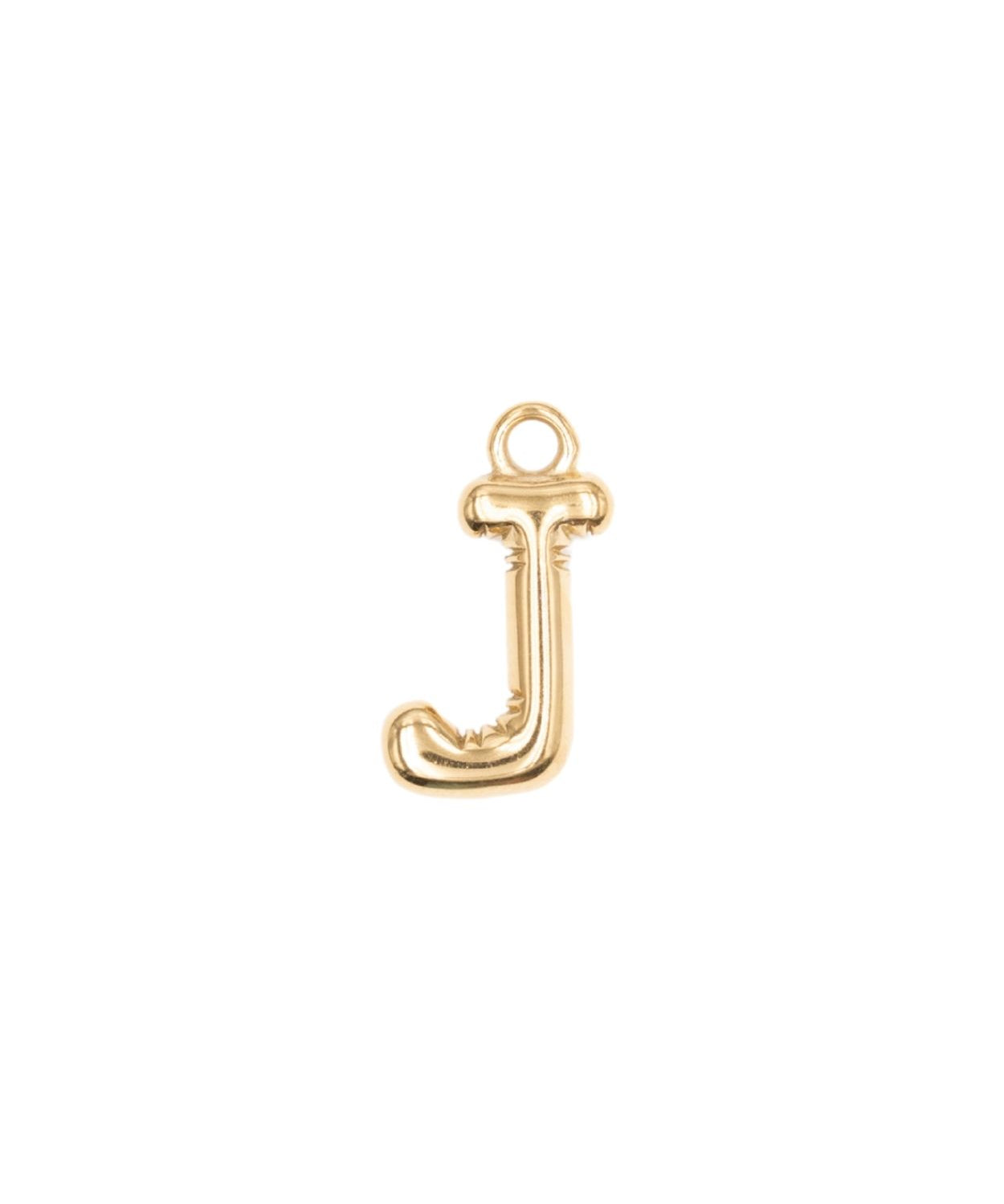 Pendentifs alphabet "ballon" A-Z 16.5x10mm - Doré