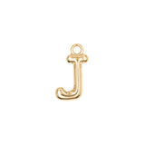 Pendentifs alphabet "ballon" A-Z 16.5x10mm - Doré