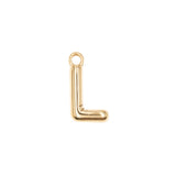 Pendentifs alphabet "ballon" A-Z 16.5x10mm - Doré