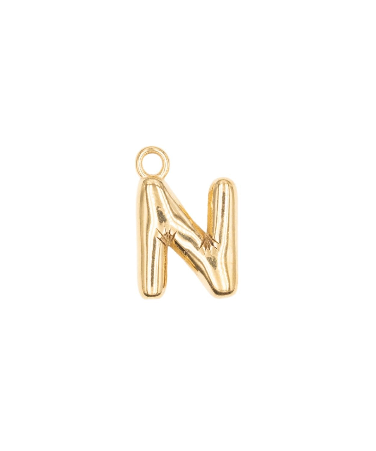 Pendentifs alphabet "ballon" A-Z 16.5x10mm - Doré