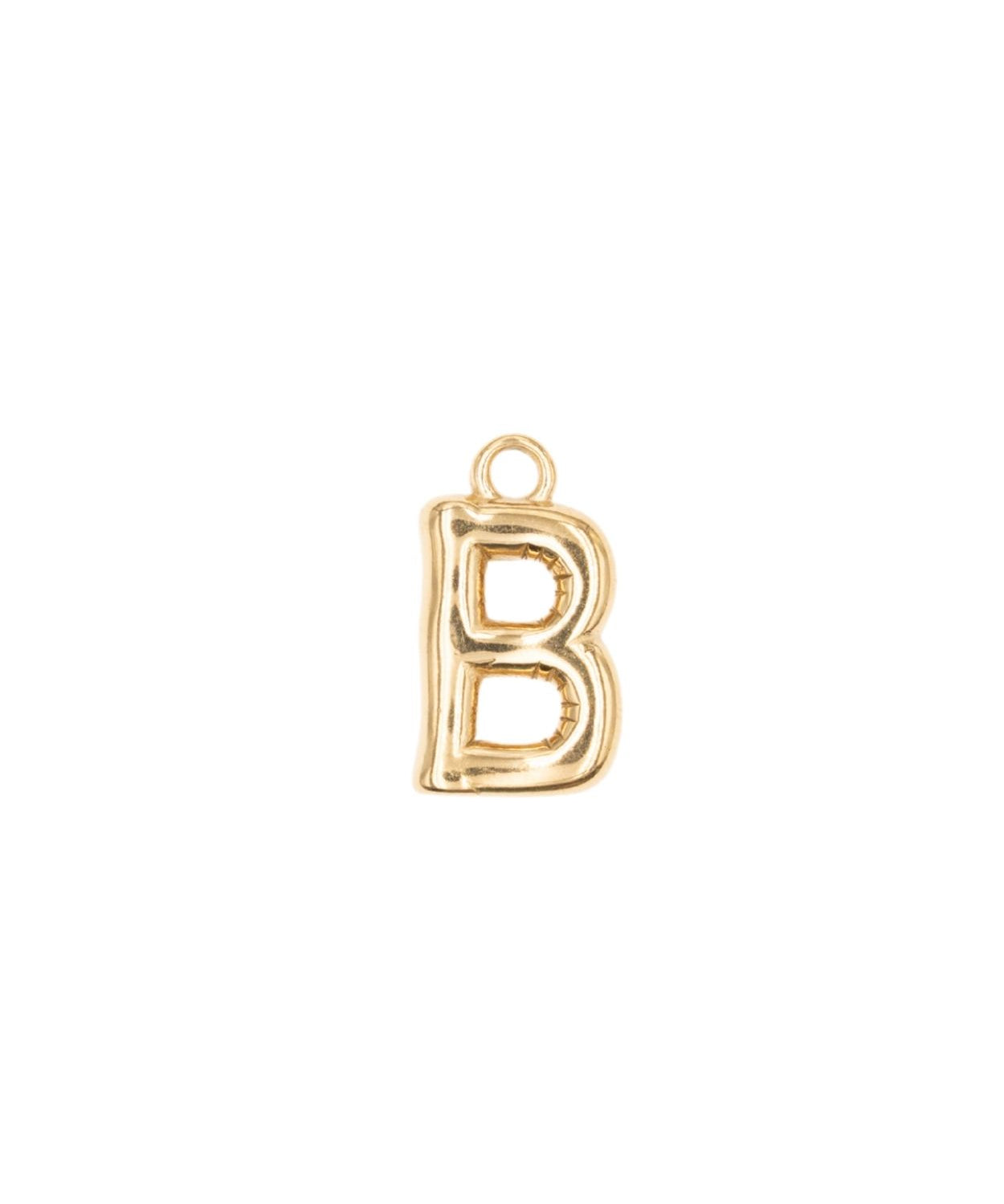 Pendentifs alphabet "ballon" A-Z 16.5x10mm - Doré